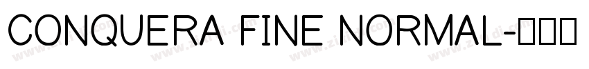 CONQUERA FINE NORMAL字体转换